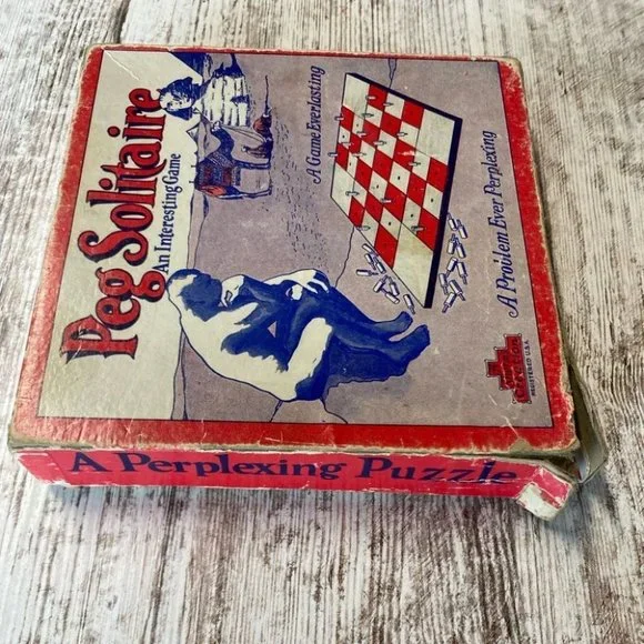 Vintage Peg Solitaire Game - Picture 2 of 12